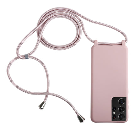 Candy Colors TPU Protective Case with Lanyard, For Samsung Galaxy S21+ 5G, For Samsung Galaxy S21 5G, For Samsung Galaxy S21 Ultra 5G