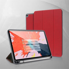 For iPad 10.2 Litchi Texture Horizontal Flip Leather Case with Three-folding Holder & Pen Slot, For iPad 10.2