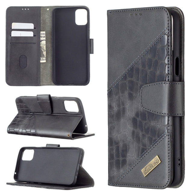 Matching Color Crocodile Texture Horizontal Flip PU Leather Case with Wallet & Holder & Card Slots, For LG K42, For Xiaomi Redmi Note 10 4G /Note 10s, For Samsung Galaxy A02 / M02, For Samsung Galaxy A32 4G