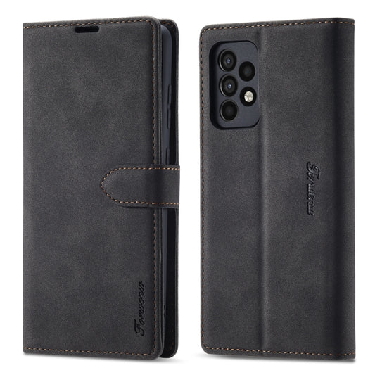 Forwenw F1 Series Matte Strong Magnetism Horizontal Flip Leather Case with Holder & Card Slots & Wallet & Photo Frame, For Samsung Galaxy A52, For Samsung Galaxy A72