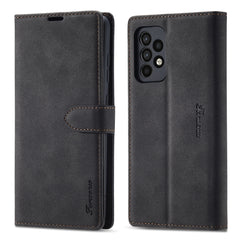 Forwenw F1 Series Matte Strong Magnetism Horizontal Flip Leather Case with Holder & Card Slots & Wallet & Photo Frame, For Samsung Galaxy A52, For Samsung Galaxy A72