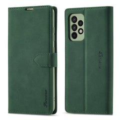 Forwenw F1 Series Matte Strong Magnetism Horizontal Flip Leather Case with Holder & Card Slots & Wallet & Photo Frame, For Samsung Galaxy A52, For Samsung Galaxy A72