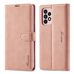 Forwenw F1 Series Matte Strong Magnetism Horizontal Flip Leather Case with Holder & Card Slots & Wallet & Photo Frame, For Samsung Galaxy A52, For Samsung Galaxy A72