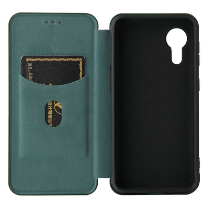 Carbon Fiber Texture Magnetic Horizontal Flip TPU + PC + PU Leather Case with Card Slot, For Samsung Galaxy Xcover 5, For Xiaomi Mi 10S