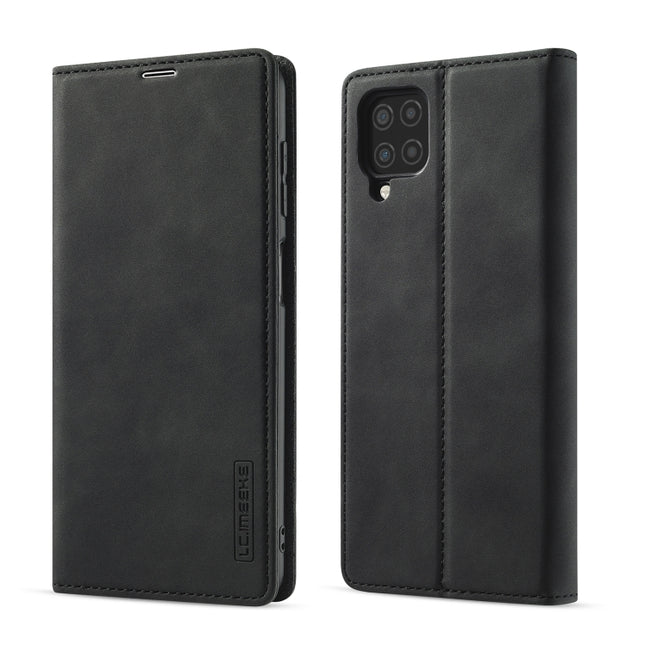 LC.IMEEKE Strong Magnetism Ultra-thin Horizontal Flip Matte TPU + PU Leather Case with Holder & Card Slots & Wallet, For Samsung Galaxy A12, For Samsung Galaxy A52 5G / 4G, For Samsung Galaxy A72 5G / 4G, For SamsungGalaxy A52 5G / 4G