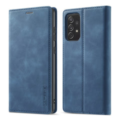 LC.IMEEKE Strong Magnetism Ultra-thin Horizontal Flip Matte TPU + PU Leather Case with Holder & Card Slots & Wallet, For Samsung Galaxy A12, For Samsung Galaxy A52 5G / 4G, For Samsung Galaxy A72 5G / 4G, For SamsungGalaxy A52 5G / 4G