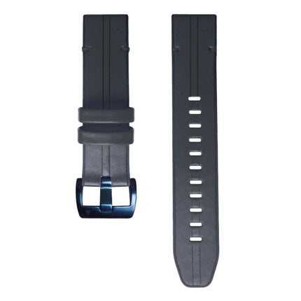 Silicone + Leather Quick Release Replacement Strap Watchband, For Garmin Fenix 6, For Garmin Fenix 6X