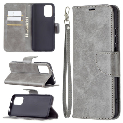 Retro Lambskin Texture Pure Color Horizontal Flip PU Leather Case with Holder & Card Slots & Wallet & Lanyard, For Xiaomi Redmi Note 10 4G