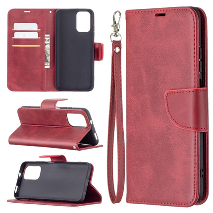 Retro Lambskin Texture Pure Color Horizontal Flip PU Leather Case with Holder & Card Slots & Wallet & Lanyard, For Xiaomi Redmi Note 10 4G