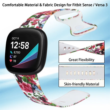 For Fitbit Versa 3 Printing Replacement Strap Watchband, S