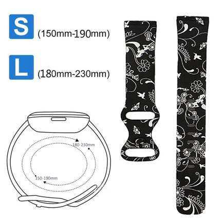 For Fitbit Versa 3 Printing Replacement Strap Watchband, S