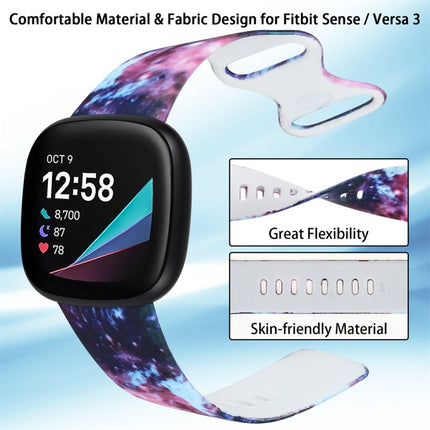 For Fitbit Versa 3 Printing Replacement Strap Watchband, L