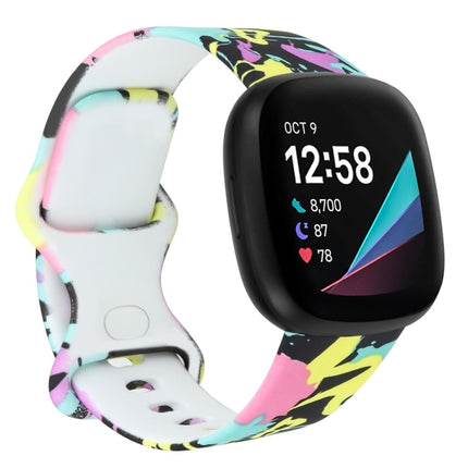 For Fitbit Versa 3 Printing Replacement Strap Watchband, L