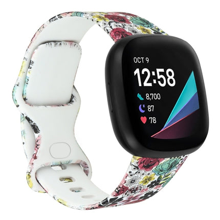 For Fitbit Versa 3 Printing Replacement Strap Watchband, L