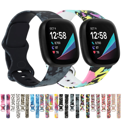For Fitbit Versa 3 Printing Replacement Strap Watchband, L