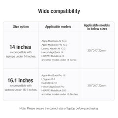 NILLKIN Commuter Multifunctional Laptop Sleeve, For 14.0 inch and Below, For 16.0 inch and Below
