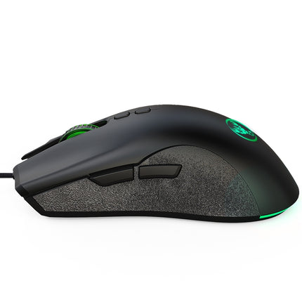 Ratón mecánico para juegos con cable y luz RGB de 7 teclas y 6400 ppp HXSJ A883