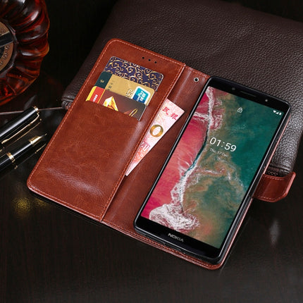 idewei Crazy Horse Texture Horizontal Flip Leather Case with Holder & Card Slots & Wallet, For Nokia C1 Plus, For OnePlus 9, For OnePlus 9 Pro