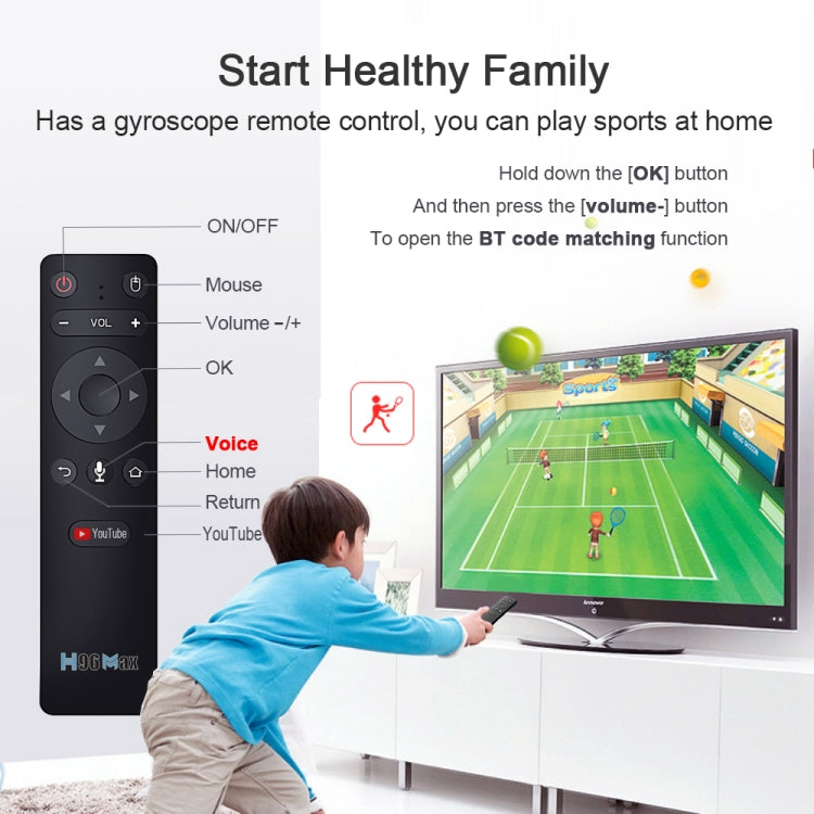 H96 Max 8K Smart TV BOX Android 11.0 Media Player wtih Remote Control, Quad Core RK3566, RAM: 4GB, ROM: 32GB, Dual Frequency 2.4GHz WiFi / 5G, 4GB+32GB, US Plug, 4GB+32GB, EU Plug, 4GB+32GB, UK Plug, 4GB+32GB, AU Plug