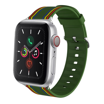 Silicone Replaceable Watch Strap, For Apple Watch Ultra 49mm / Series 8&7 45mm / SE 2&6&SE&5&4 44mm / 3&2&1 42mm