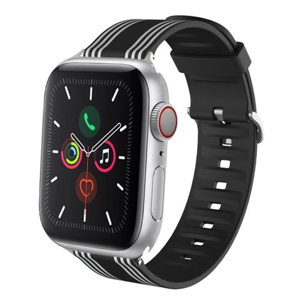 Silicone Replaceable Watch Strap, For Apple Watch Series 8&7 41mm / SE 2&6&SE&5&4 40mm / 3&2&1 38mm, For Apple Watch Series 7 45mm / 6 & SE & 5 & 4 44mm / 3 & 2 & 1 42mm, For Apple Watch Series 7 41mm / 6 & SE & 5 & 4 40mm / 3 & 2 & 1 38mm