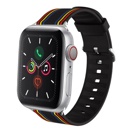 Silicone Replaceable Watch Strap, For Apple Watch Series 8&7 41mm / SE 2&6&SE&5&4 40mm / 3&2&1 38mm, For Apple Watch Series 7 45mm / 6 & SE & 5 & 4 44mm / 3 & 2 & 1 42mm, For Apple Watch Series 7 41mm / 6 & SE & 5 & 4 40mm / 3 & 2 & 1 38mm