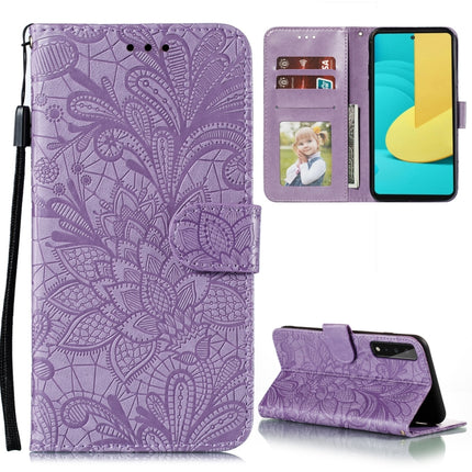 Lace Flower Embossing Pattern Horizontal Flip Leather Case with Holder & Card Slots & Wallet & Photo Frame, For Samsung Galaxy A02 / M02 (EU), For Samsung Galaxy A32 4G, For Samsung Galaxy F62 / M62, For LG Stylo 7 5G