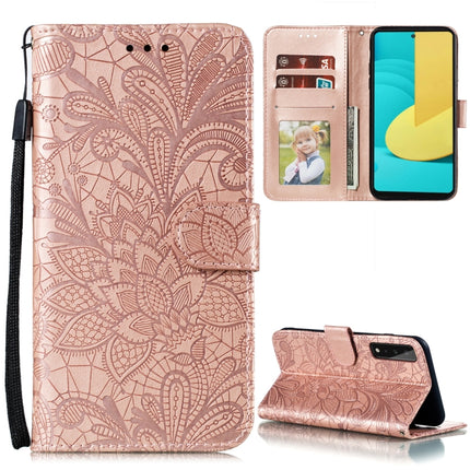 Lace Flower Embossing Pattern Horizontal Flip Leather Case with Holder & Card Slots & Wallet & Photo Frame, For Samsung Galaxy A02 / M02 (EU), For Samsung Galaxy A32 4G, For Samsung Galaxy F62 / M62, For LG Stylo 7 5G
