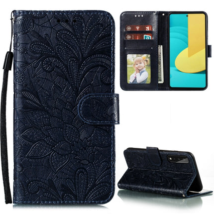 Lace Flower Embossing Pattern Horizontal Flip Leather Case with Holder & Card Slots & Wallet & Photo Frame, For Samsung Galaxy A02 / M02 (EU), For Samsung Galaxy A32 4G, For Samsung Galaxy F62 / M62, For LG Stylo 7 5G