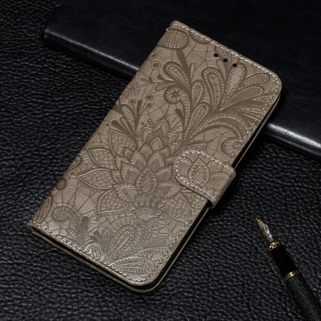 Lace Flower Embossing Pattern Horizontal Flip Leather Case with Holder & Card Slots & Wallet & Photo Frame, For Xiaomi Redmi K40, For Xiaomi Mi 11