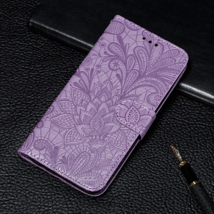 Lace Flower Embossing Pattern Horizontal Flip Leather Case with Holder & Card Slots & Wallet & Photo Frame, For Xiaomi Redmi K40, For Xiaomi Mi 11