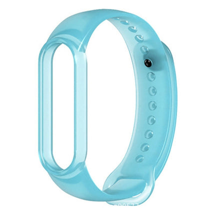 For Xiaomi Mi Band 6 (CA8856) Silicone Translucent Replacement Strap Watchband