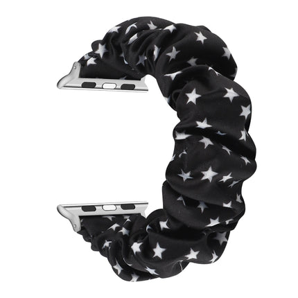 Fabric Hair Ring Replacement Strap Watchband For, Apple Watch Series 8&7 45mm / SE 2&6&SE&5&4 44mm / 3&2&1 42mm, Apple Watch Series 8&7 41mm / SE 2&6&SE&5&4 40mm / 3&2&1 38mm