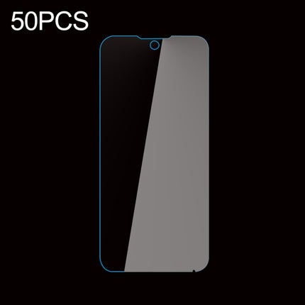 50 PCS 0.26mm 9H Surface Hardness 2.5D Explosion-proof Tempered Glass Non-full Screen Film