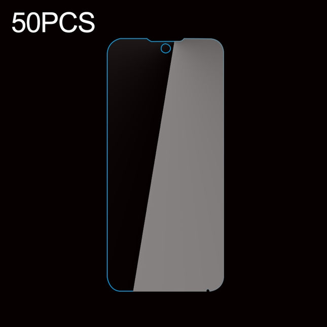 50 PCS 0.26mm 9H Surface Hardness 2.5D Explosion-proof Tempered Glass Non-full Screen Film