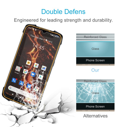 50 PCS 0.26mm 9H Surface Hardness 2.5D Explosion-proof Tempered Glass Non-full Screen Film