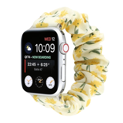 Fabric Hair Ring Replacement Strap Watchband, For Apple Watch Ultra 49mm / Series 8&7 45mm / SE 2&6&SE&5&4 44mm / 3&2&1 42mm, For Apple Watch Series 8&7 41mm / SE 2&6&SE&5&4 40mm / 3&2&1 38mm