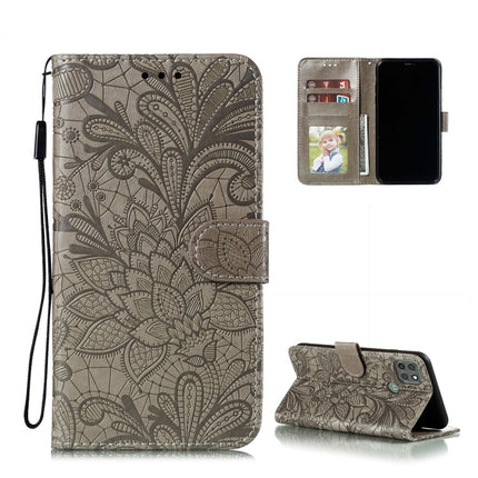 Lace Flower Embossing Pattern Horizontal Flip Leather Case with Holder & Card Slots & Wallet & Photo Frame, For Motorola Moto G9 Power, For Motorola Moto G30