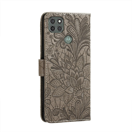 Lace Flower Embossing Pattern Horizontal Flip Leather Case with Holder & Card Slots & Wallet & Photo Frame, For Motorola Moto G9 Power, For Motorola Moto G30