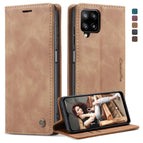 For Samsung Galaxy A12 / Brown