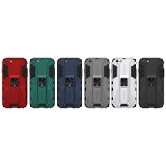 Supersonic PC + TPU Shock-proof Protective Case with Holder, For iPhone 6 & 6s, For iPhone 6 Plus & 6s Plus, For iPhone 8 Plus & 7 Plus, For iPhone 11