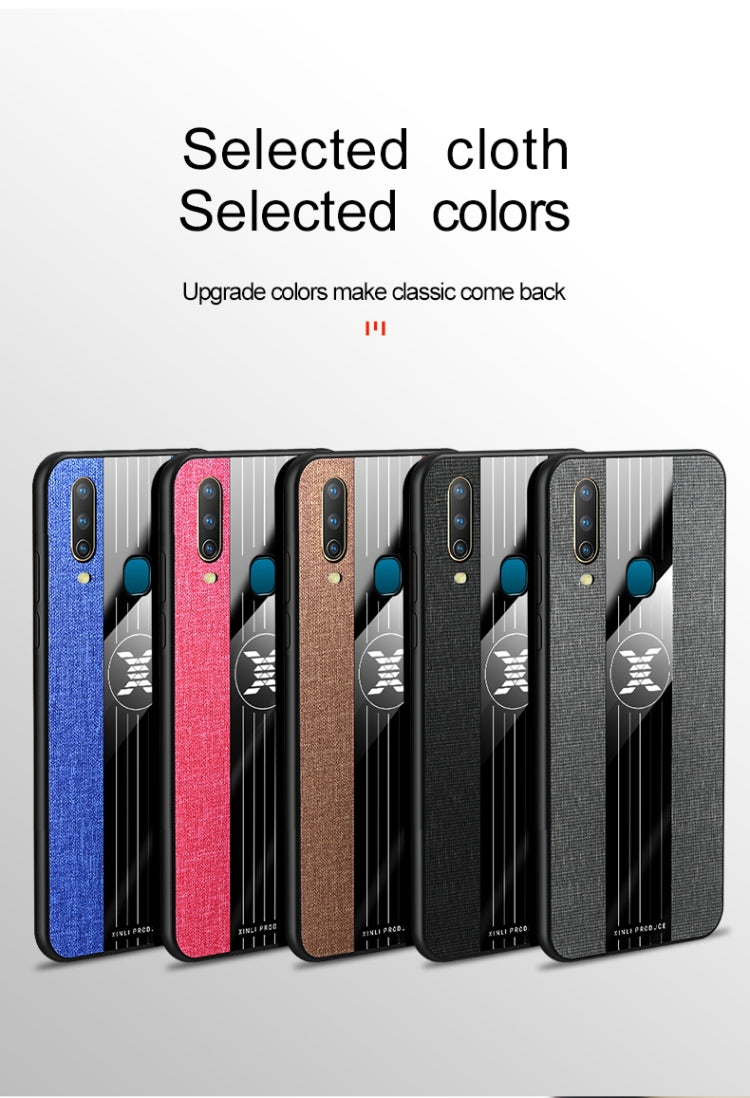 XINLI Stitching Cloth Texture Shockproof TPU Protective Case, For Vivo Y3 / Y17, For Vivo Y66, For Vivo Y71, For Vivo Y83
