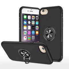 PC + TPU Shockproof Magnetic Protective Case with Invisible Ring Holder, For iPhone 6, For iPhone 6 Plus, For iPhone SE 2022 / SE 2020 / 8 / 7, For iPhone 8 Plus / 7 Plus, For iPhone XS / X