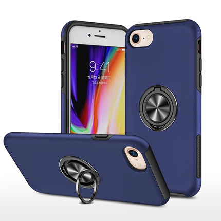 PC + TPU Stoßfeste magnetische Schutzhülle mit unsichtbarem Ringhalter, Für iPhone 6, Für iPhone 6 Plus, Für iPhone SE 2022 / SE 2020 / 8 / 7, Für iPhone 8 Plus / 7 Plus, Für iPhone XS / X