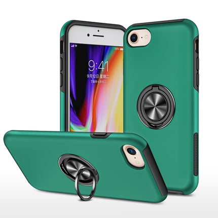 PC + TPU Stoßfeste magnetische Schutzhülle mit unsichtbarem Ringhalter, Für iPhone 6, Für iPhone 6 Plus, Für iPhone SE 2022 / SE 2020 / 8 / 7, Für iPhone 8 Plus / 7 Plus, Für iPhone XS / X