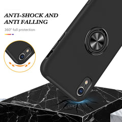 PC + TPU Shockproof Magnetic Protective Case with Invisible Ring Holder, For iPhone XR, For iPhone XS Max, For iPhone 11, For iPhone 11 Pro, For iPhone 11 Pro Max