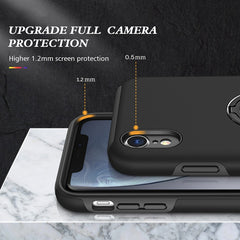 PC + TPU Shockproof Magnetic Protective Case with Invisible Ring Holder, For iPhone XR, For iPhone XS Max, For iPhone 11, For iPhone 11 Pro, For iPhone 11 Pro Max