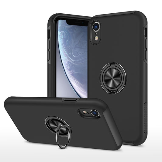 PC + TPU Shockproof Magnetic Protective Case with Invisible Ring Holder, For iPhone XR, For iPhone XS Max, For iPhone 11, For iPhone 11 Pro, For iPhone 11 Pro Max