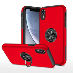 PC + TPU Shockproof Magnetic Protective Case with Invisible Ring Holder, For iPhone XR, For iPhone XS Max, For iPhone 11, For iPhone 11 Pro, For iPhone 11 Pro Max