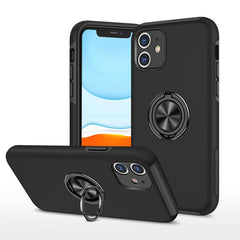 PC + TPU Shockproof Magnetic Protective Case with Invisible Ring Holder, For iPhone XR, For iPhone XS Max, For iPhone 11, For iPhone 11 Pro, For iPhone 11 Pro Max